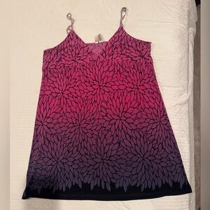 Ambrielle Pink and Purple Floral Nightgown